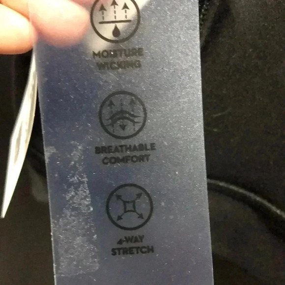 Nine West Racerback athletic bra, removable pads,moisture wicking,4 way stretch - Picture 6 of 7